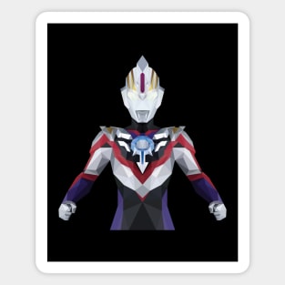 Ultraman Orb Spacium Zeperion (Low Poly Style) Magnet